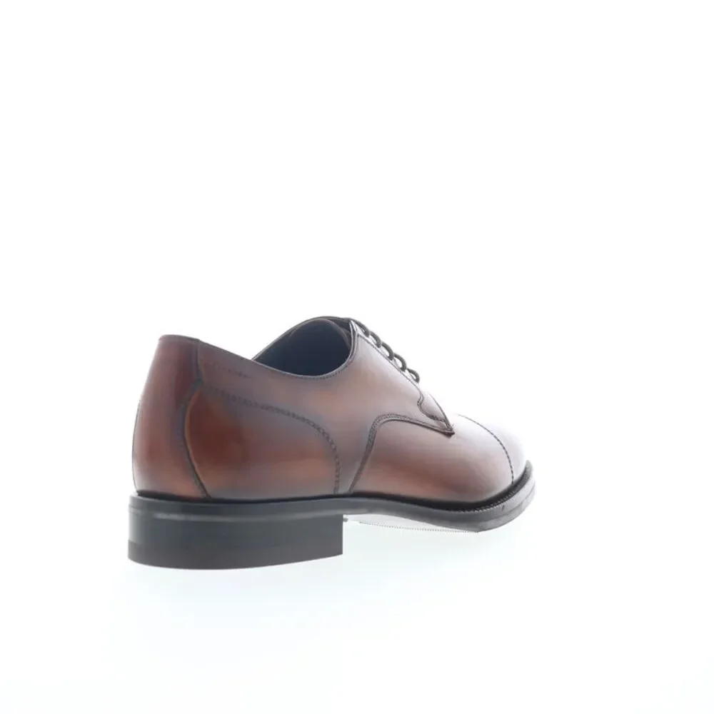 Di Bianco Mens Bersano Lined Calf Brown Shoes (NWT)